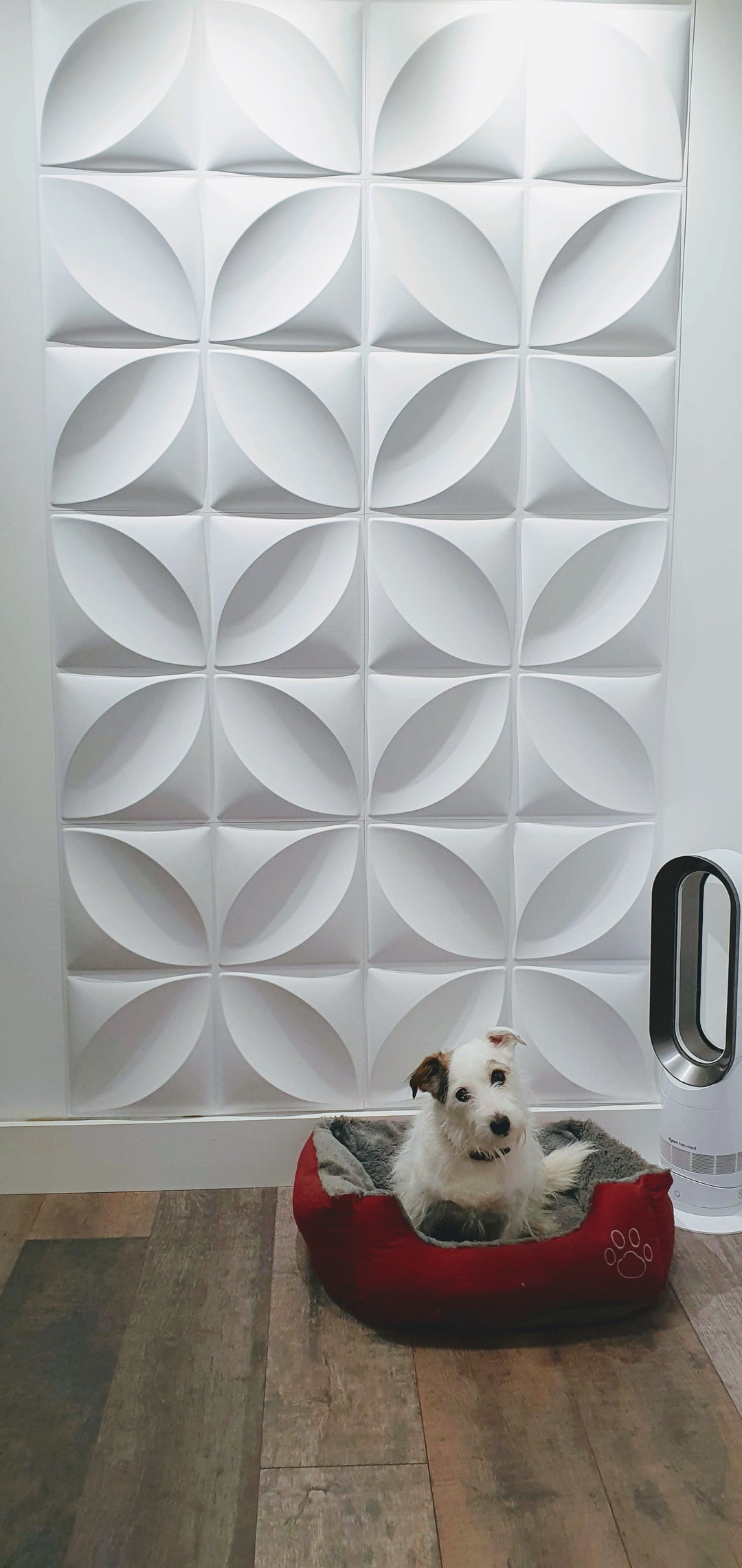 12 Clover 3D PVC Wall Panels - The 3D Wall Panel Company