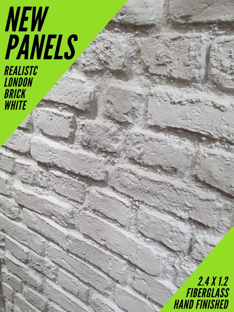 White London Brick - The 3D Wall Panel Company
